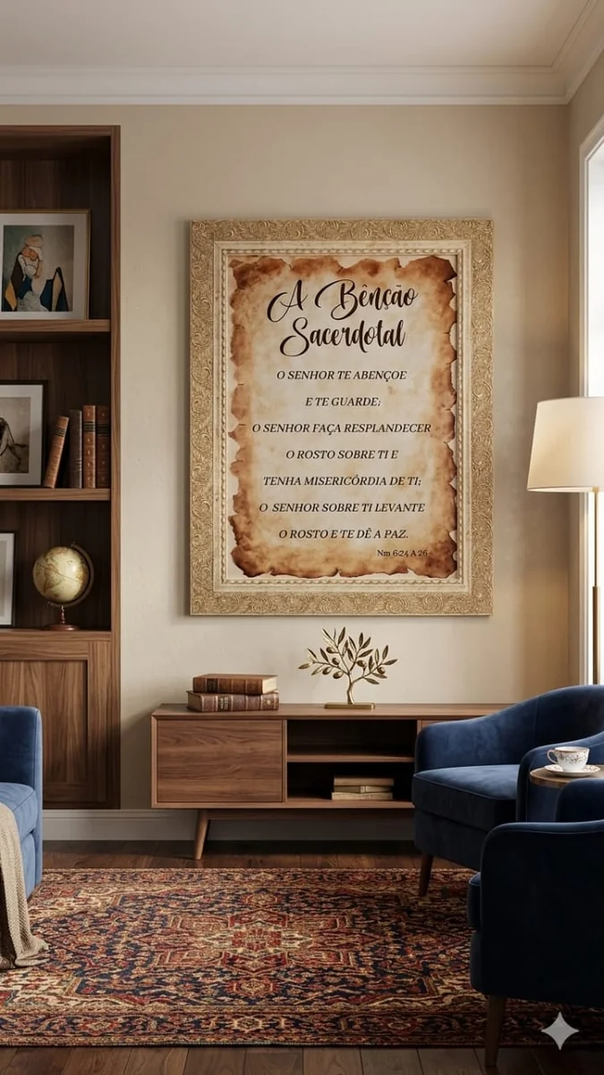 Quadro grande moldura dourada