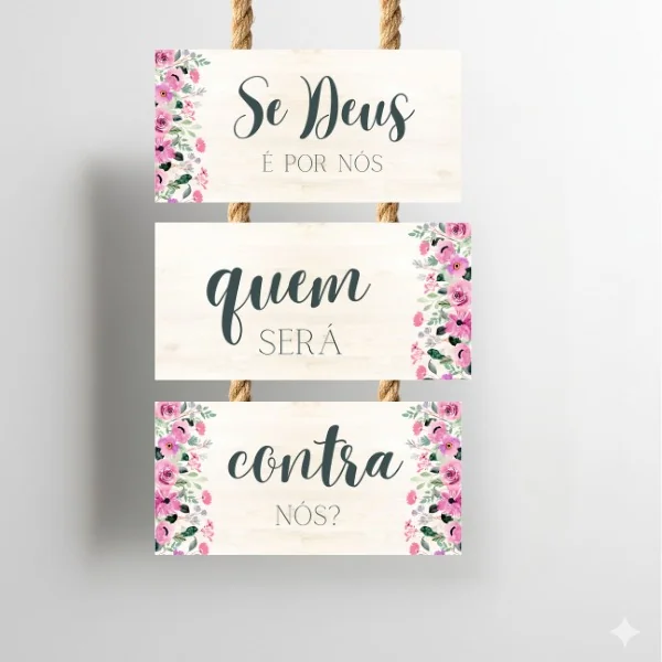 Placa Decorativa para Ambientes Internos