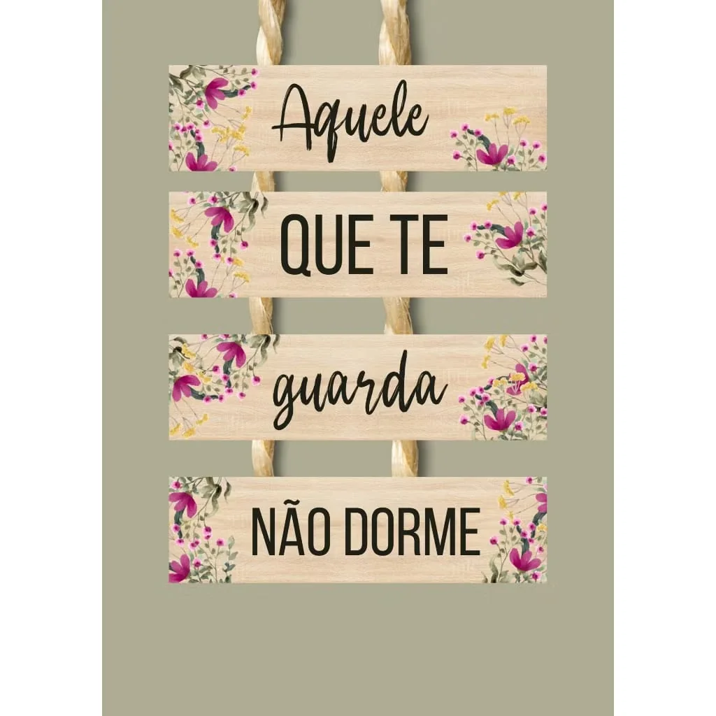 Placa Decorativa para Ambientes Internos floral cor roxa
